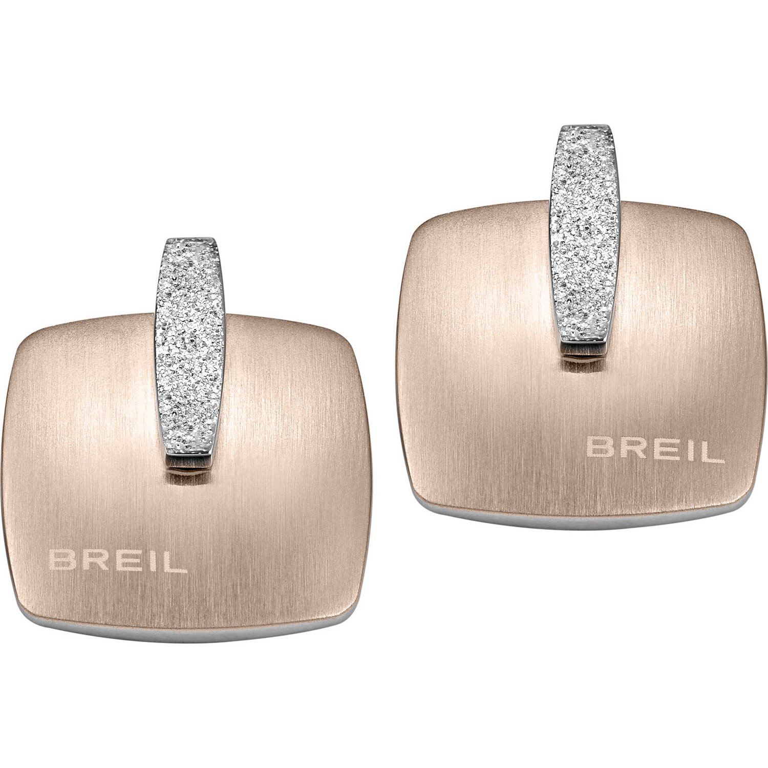 Oiritaly Earrings Woman Breil TJ1614 New Blast Steel